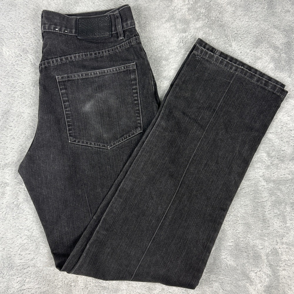 Calvin Klein Jeans Mens 31x32 Black Classic Straight Leg